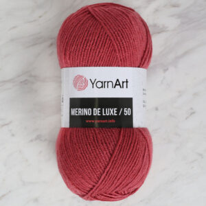 Yarnart Merino De Lux 50 Rose Pink Hand Knitting Yarn - 570