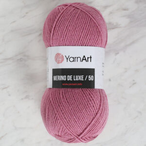 Yarnart Merino De Lux 50 Rose Pink Hand Knitting Yarn - 3017