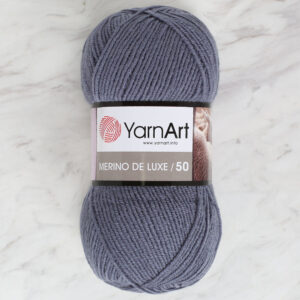 Yarnart Merino De Lux 50 Blue Hand Knitting Yarn - 3088
