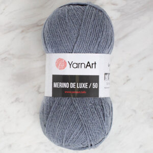 Yarnart Merino De Lux 50 Blue Hand Knitting Yarn - 3864