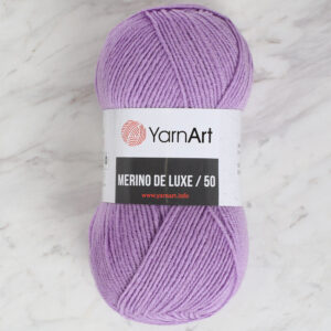 Yarnart Merino De Lux 50 Lilac Hand Knitting Yarn - 9560