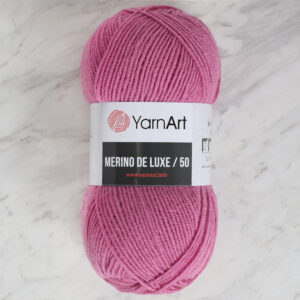 Yarnart Merino De Lux 50 Rose Pink Hand Knitting Yarn - 560