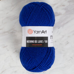 Yarnart Merino De Lux 50 Navy Blue Hand Knitting Yarn - 152
