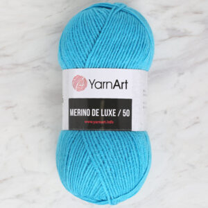 Yarnart Merino De Lux 50 Turquoise Hand Knitting Yarn - 235