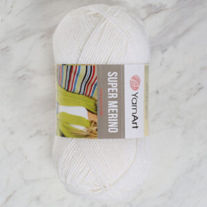 Yarnart Super Merino Cream Hand Knitting Yarn - 208