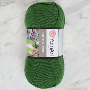 Yarnart Super Merino Green Hand Knitting Yarn - 6574