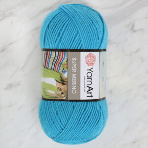Yarnart Super Merino Turquoise Hand Knitting Yarn - 235