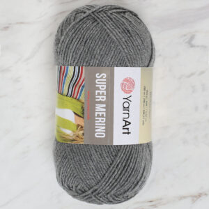 Yarnart Super Merino Grey Hand Knitting Yarn - 194