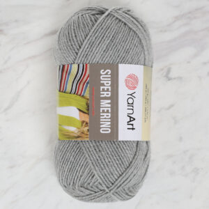 Yarnart Super Merino Grey Hand Knitting Yarn - 195