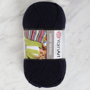 Yarnart Super Merino Navy Blue Hand Knitting Yarn - 148