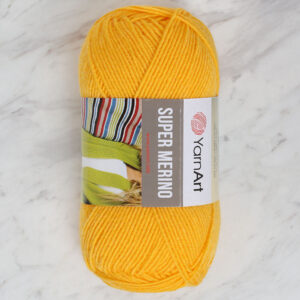 Yarnart Super Merino Yellow Hand Knitting Yarn - 779