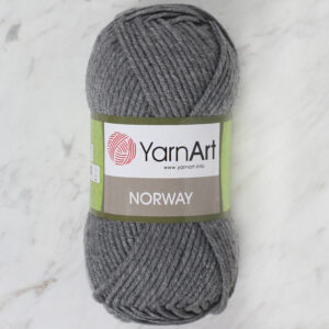 YarnArt Norway Dark Grey Hand Knitting Yarn - 29