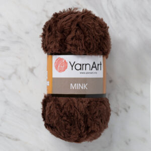 Yarnart Mink 50g Dark Brown Hand Knitting Yarn - 333