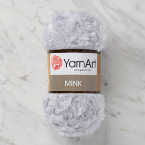 Yarnart Mink 50g Light Grey Hand Knitting Yarn - 334