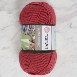Yarnart Super Merino Rose Pink Hand Knitting Yarn - 570