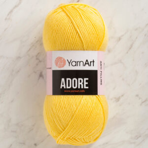 Yarnart Adore Anti-Pilling Yellow Hand Knitting Yarn - 332