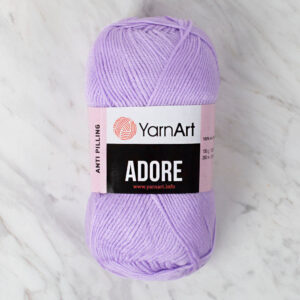 Yarnart Adore Anti-Pilling Lilac Hand Knitting Yarn - 337