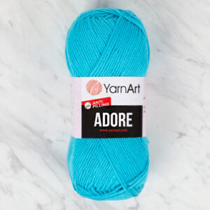 Yarnart Adore Anti-Pilling Turquoise Blue Hand Knitting Yarn - 343