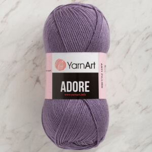 Yarnart Adore Anti-Pilling Purple Hand Knitting Yarn - 345