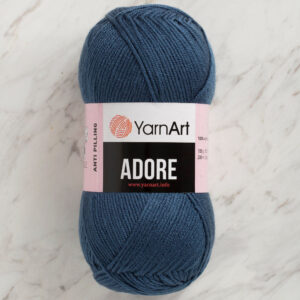 Yarnart Adore Anti-Pilling Blue Hand Knitting Yarn - 348