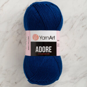 Yarnart Adore Anti-Pilling Navy Blue Hand Knitting Yarn - 350