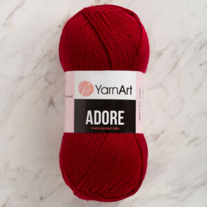Yarnart Adore Anti-Pilling Red Hand Knitting Yarn - 353