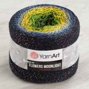 Yarnart Flowers Moonlight Glittery Variegated 260g Hand Knitting Yarn - 3250