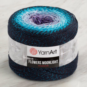Yarnart Flowers Moonlight Glittery Variegated 260g Hand Knitting Yarn - 3254