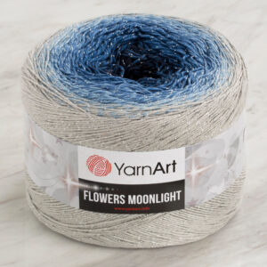 Yarnart Flowers Moonlight Glittery Variegated 260g Hand Knitting Yarn - 3271