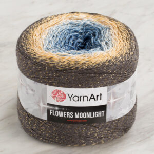 Yarnart Flowers Moonlight Glittery Variegated 260g Hand Knitting Yarn - 3287