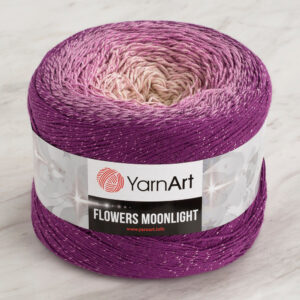 Yarnart Flowers Moonlight Glittery Variegated 260g Hand Knitting Yarn - 3290