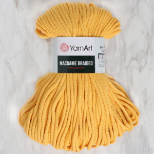 YarnArt Macrame Braided Dark Yellow Hand Knitting Yarn -764
