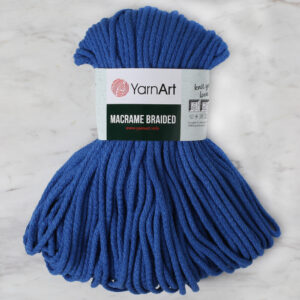 YarnArt Macrame Braided Navy Blue Hand Knitting Yarn -772