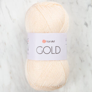 Yarnart GOLD Cream Hand Knitting Yarn - 9854