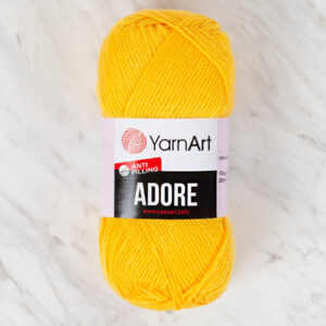 Yarnart Adore Anti-Pilling Dark Yellow Hand Knitting Yarn - 355