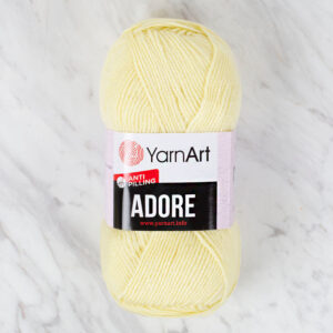 Yarnart Adore Anti-Pilling Light Yellow Hand Knitting Yarn - 356