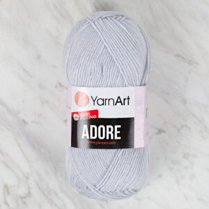 Yarnart Adore Anti-Pilling Light Grey Hand Knitting Yarn - 363