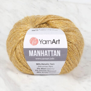 YarnArt Manhattan Beige Glitter Hand Knitting Yarn - 902