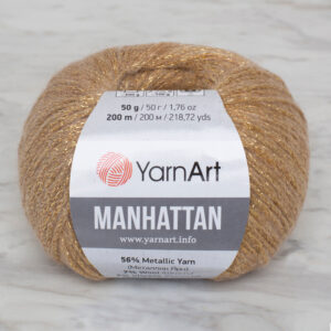 YarnArt Manhattan Gold Glitter Hand Knitting Yarn - 911
