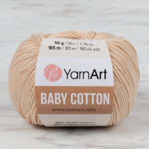 YarnArt Baby Cotton Beige Hand Knitting Yarn - 404