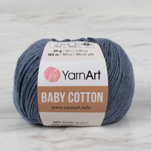 YarnArt Baby Cotton Anthracite Hand Knitting Yarn - 453