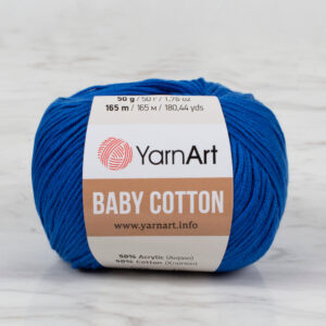 YarnArt Baby Cotton Navy Blue Hand Knitting Yarn - 456