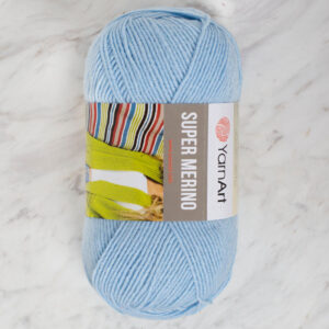 Yarnart Super Merino Baby Blue Hand Knitting Yarn - 215