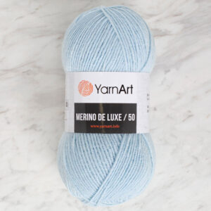 Yarnart Merino De Lux 50 Baby Blue Hand Knitting Yarn - 215-A