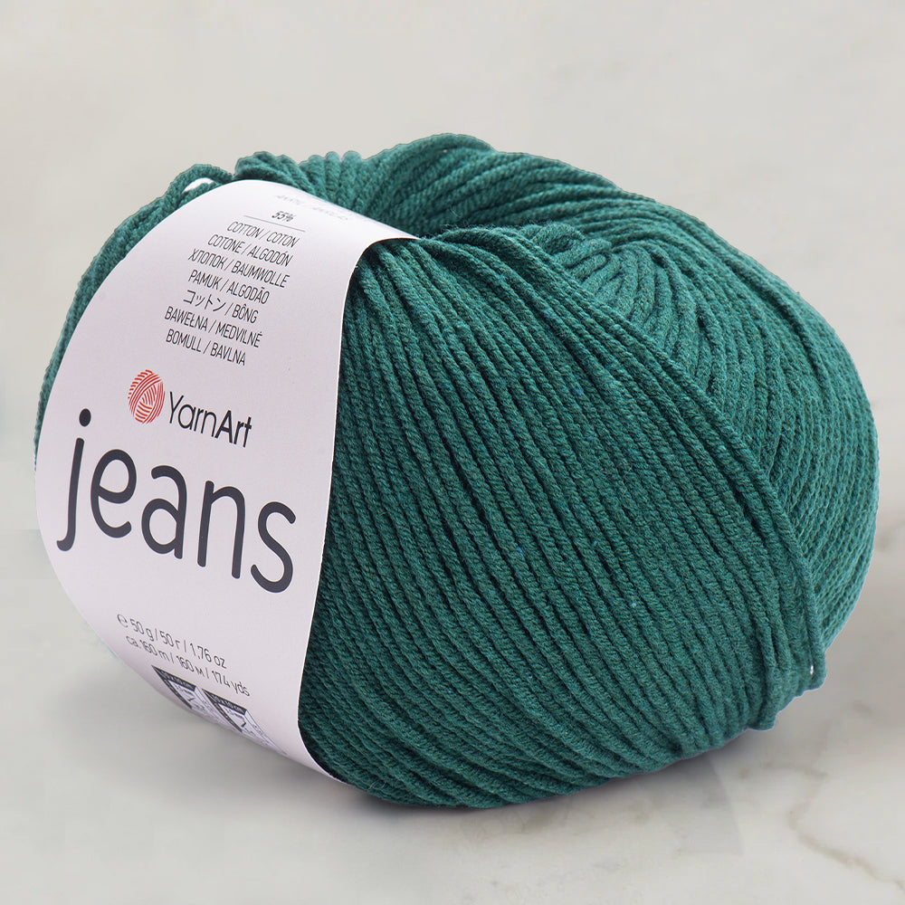 Yarnart Jeans Green Hand Knitting Yarn – 092