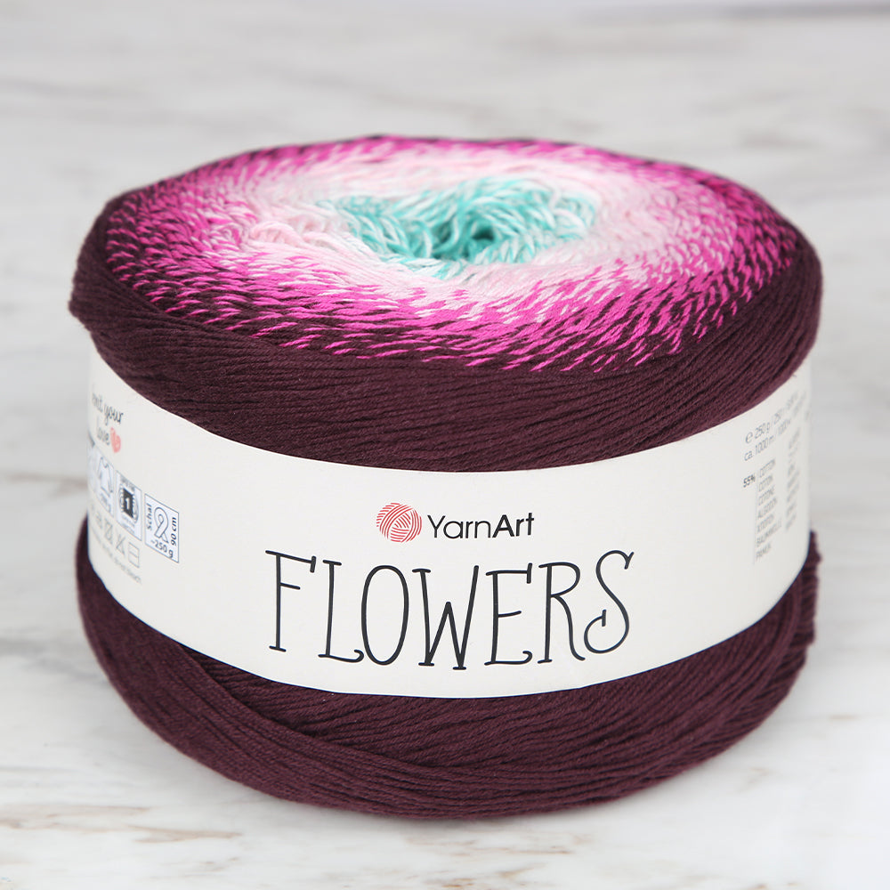 Yarnart Flowers Variegated 250g Hand Knitting Yarn - 301