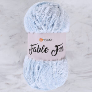 Yarnart Fable Fur Baby Blue Hand Knitting Yarn - 971