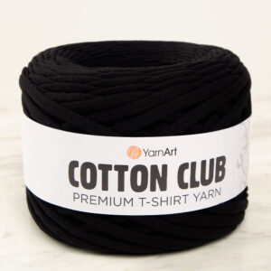 Yarnart COTTON CLUB Black Cotton Yarn - 7300
