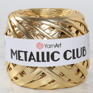 YARNART METALLIC CLUB Gold Yellow Rope - 8105
