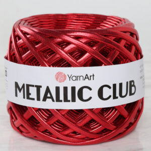 YARNART METALLIC CLUB Red Rope - 8112